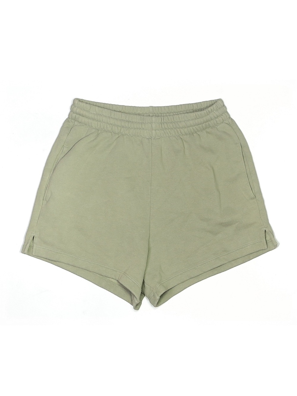 Abercrombie Casual Green Elastic Waist Shorts